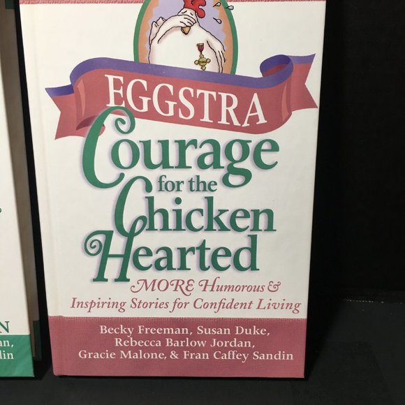 Set of 2 Courage and Eggstra Courage for the Chicken Hearted Books - Picture 3 of 16